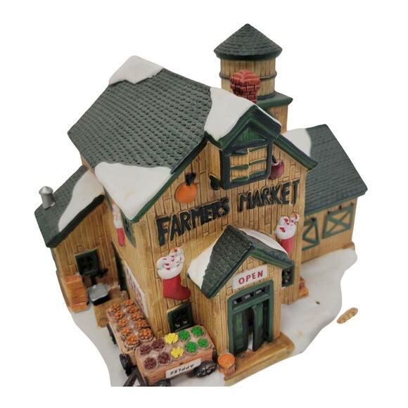 Vintage Harvest Crossing Village‎ Porcelain Farmers Market - Picture 1 of 6